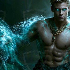 Discover AI-generated elemental mage art handsome male fire, ice, lightning, and earth mages wielding raw magical power in stunning fantasy battle scenes. UHD digital art.