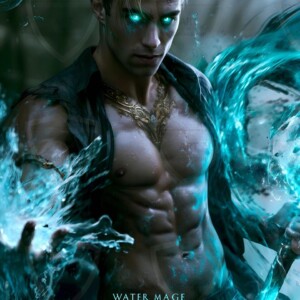 Discover AI-generated elemental mage art handsome male fire, ice, lightning, and earth mages wielding raw magical power in stunning fantasy battle scenes. UHD digital art.