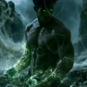 Discover AI-generated elemental mage art handsome male fire, ice, lightning, and earth mages wielding raw magical power in stunning fantasy battle scenes. UHD digital art.