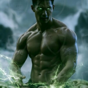 Discover AI-generated elemental mage art handsome male fire, ice, lightning, and earth mages wielding raw magical power in stunning fantasy battle scenes. UHD digital art.