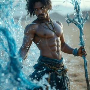 Discover AI-generated elemental mage art handsome male fire, ice, lightning, and earth mages wielding raw magical power in stunning fantasy battle scenes. UHD digital art.