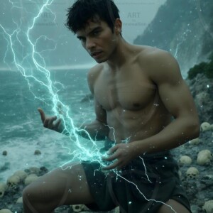 Discover AI-generated elemental mage art handsome male fire, ice, lightning, and earth mages wielding raw magical power in stunning fantasy battle scenes. UHD digital art.