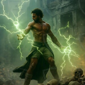 Discover AI-generated elemental mage art handsome male fire, ice, lightning, and earth mages wielding raw magical power in stunning fantasy battle scenes. UHD digital art.