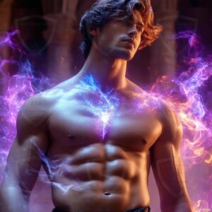 Discover AI-generated elemental mage art — handsome male fire, ice, lightning, and earth mages wielding raw magical power in stunning fantasy battle scenes. UHD digital art.