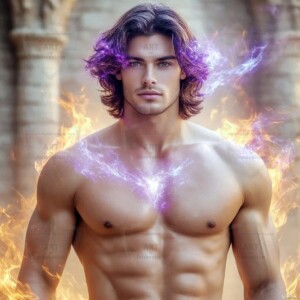 Discover AI-generated elemental mage art — handsome male fire, ice, lightning, and earth mages wielding raw magical power in stunning fantasy battle scenes. UHD digital art.