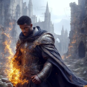 Discover AI-generated elemental mage art — handsome male fire, ice, lightning, and earth mages wielding raw magical power in stunning fantasy battle scenes. UHD digital art.