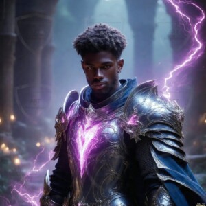 Discover AI-generated elemental mage art — handsome male fire, ice, lightning, and earth mages wielding raw magical power in stunning fantasy battle scenes. UHD digital art.