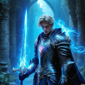 Discover AI-generated elemental mage art — handsome male fire, ice, lightning, and earth mages wielding raw magical power in stunning fantasy battle scenes. UHD digital art.