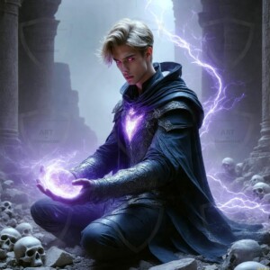 Discover AI-generated elemental mage art — handsome male fire, ice, lightning, and earth mages wielding raw magical power in stunning fantasy battle scenes. UHD digital art.