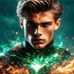 Discover AI-generated elemental mage art — handsome male fire, ice, lightning, and earth mages wielding raw magical power in stunning fantasy battle scenes. UHD digital art.