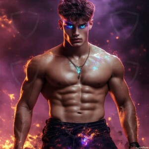 Discover AI-generated elemental mage art — handsome male fire, ice, lightning, and earth mages wielding raw magical power in stunning fantasy battle scenes. UHD digital art.