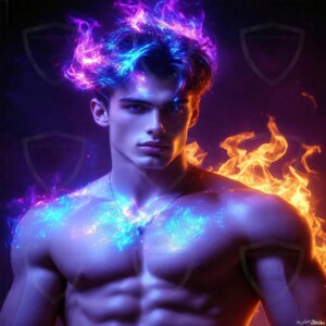 Discover AI-generated elemental mage art — handsome male fire, ice, lightning, and earth mages wielding raw magical power in stunning fantasy battle scenes. UHD digital art.