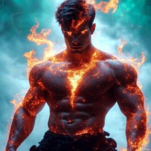 Discover AI-generated elemental mage art — handsome male fire, ice, lightning, and earth mages wielding raw magical power in stunning fantasy battle scenes. UHD digital art.