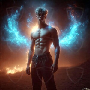 Discover AI-generated elemental mage art — handsome male fire, ice, lightning, and earth mages wielding raw magical power in stunning fantasy battle scenes. UHD digital art.