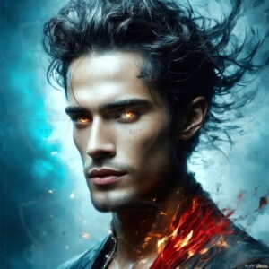 Discover AI-generated elemental mage art — handsome male fire, ice, lightning, and earth mages wielding raw magical power in stunning fantasy battle scenes. UHD digital art.
