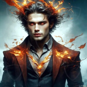 Discover AI-generated elemental mage art — handsome male fire, ice, lightning, and earth mages wielding raw magical power in stunning fantasy battle scenes. UHD digital art.