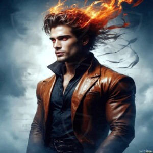 Discover AI-generated elemental mage art — handsome male fire, ice, lightning, and earth mages wielding raw magical power in stunning fantasy battle scenes. UHD digital art.