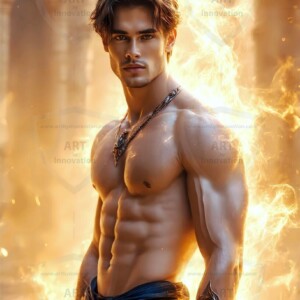 Discover AI-generated elemental mage art — handsome male fire, ice, lightning, and earth mages wielding raw magical power in stunning fantasy battle scenes. UHD digital art.