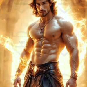 Discover AI-generated elemental mage art — handsome male fire, ice, lightning, and earth mages wielding raw magical power in stunning fantasy battle scenes. UHD digital art.