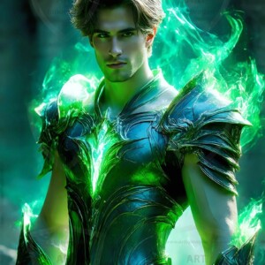 Discover AI-generated elemental mage art — handsome male fire, ice, lightning, and earth mages wielding raw magical power in stunning fantasy battle scenes. UHD digital art.