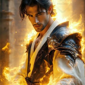 Discover AI-generated elemental mage art — handsome male fire, ice, lightning, and earth mages wielding raw magical power in stunning fantasy battle scenes. UHD digital art.