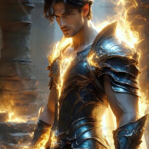 Discover AI-generated elemental mage art — handsome male fire, ice, lightning, and earth mages wielding raw magical power in stunning fantasy battle scenes. UHD digital art.