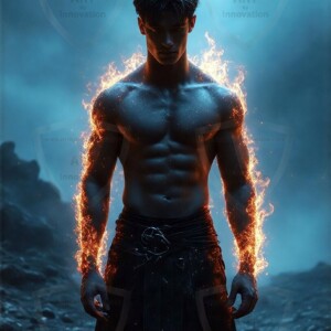 Discover AI-generated elemental mage art — handsome male fire, ice, lightning, and earth mages wielding raw magical power in stunning fantasy battle scenes. UHD digital art.