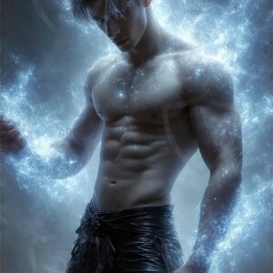 Discover AI-generated elemental mage art — handsome male fire, ice, lightning, and earth mages wielding raw magical power in stunning fantasy battle scenes. UHD digital art.