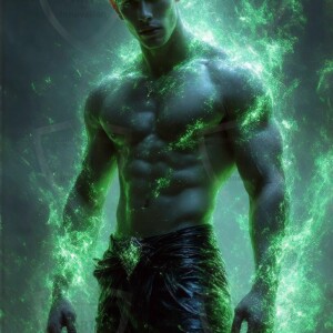 Discover AI-generated elemental mage art — handsome male fire, ice, lightning, and earth mages wielding raw magical power in stunning fantasy battle scenes. UHD digital art.