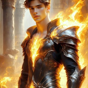 Discover AI-generated elemental mage art — handsome male fire, ice, lightning, and earth mages wielding raw magical power in stunning fantasy battle scenes. UHD digital art.