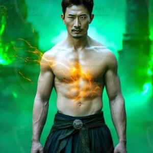 Discover AI-generated elemental mage art — handsome male fire, ice, lightning, and earth mages wielding raw magical power in stunning fantasy battle scenes. UHD digital art.