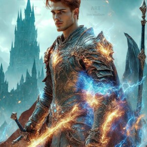 Discover AI-generated elemental mage art — handsome male fire, ice, lightning, and earth mages wielding raw magical power in stunning fantasy battle scenes. UHD digital art.
