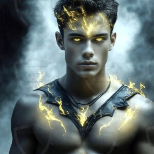 Discover AI-generated elemental mage art — handsome male fire, ice, lightning, and earth mages wielding raw magical power in stunning fantasy battle scenes. UHD digital art.