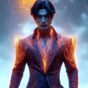 Discover AI-generated elemental mage art — handsome male fire, ice, lightning, and earth mages wielding raw magical power in stunning fantasy battle scenes. UHD digital art.
