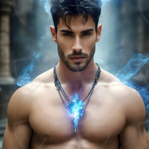 Discover AI-generated elemental mage art — handsome male fire, ice, lightning, and earth mages wielding raw magical power in stunning fantasy battle scenes. UHD digital art.