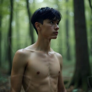Explore AI-generated House Ravenclaw art handsome shirtless wizards from the raven house of Hogwarts summoning massive protective ravens. Fantasy wizard school digital art.