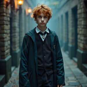Explore AI-generated House Ravenclaw art handsome shirtless wizards from the raven house of Hogwarts summoning massive protective ravens. Fantasy wizard school digital art.