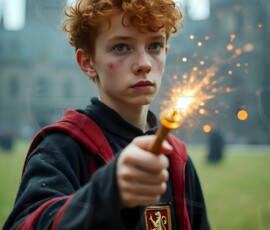 AI-generated wizards of the lion house handsome shirtless mages of the wizard academy conjuring great white lions in cinematic UHD fantasy art.