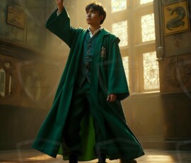 AI-generated wizards of the serpent house handsome shirtless mages of the wizard academy conjuring demonic snakes in dark cinematic UHD fantasy art.