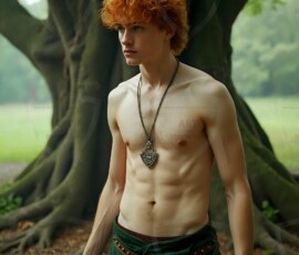 AI-generated wizards of the serpent house handsome shirtless mages of the wizard academy conjuring demonic snakes in dark cinematic UHD fantasy art.