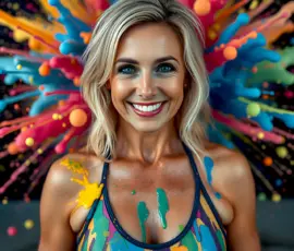 Paint Splat - Beautiful Ladies Art Gallery Paint Splat - Beautiful Ladies Art Gallery