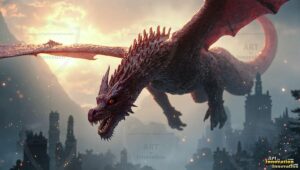 Dragons Art – 16×9 #0214