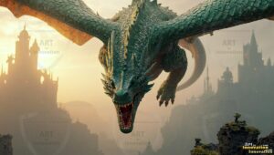 Dragons Art – 16×9 #0256