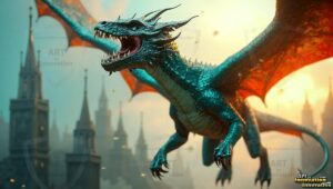 Dragons Art – 16×9 #0303
