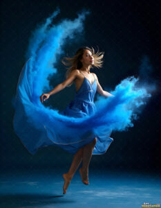 Female Art in Motion – AI Abstract Art