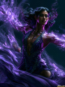 Female Art in Motion – AI Abstract Art