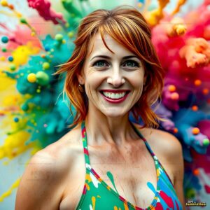 Paint splat fun Art – 1×1 #0100
