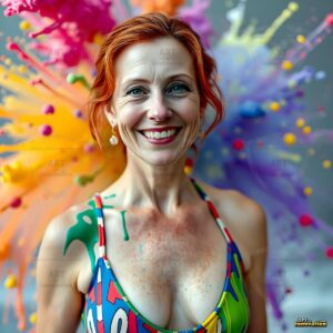 Paint splat fun Art – 1×1 #0101