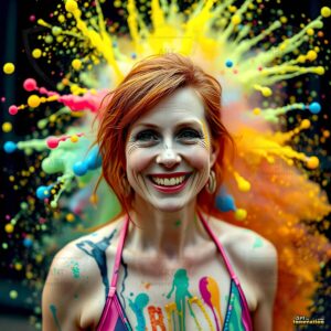 Paint splat fun Art – 1×1 #0102