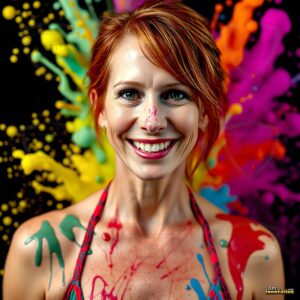 Paint splat fun Art – 1×1 #0103